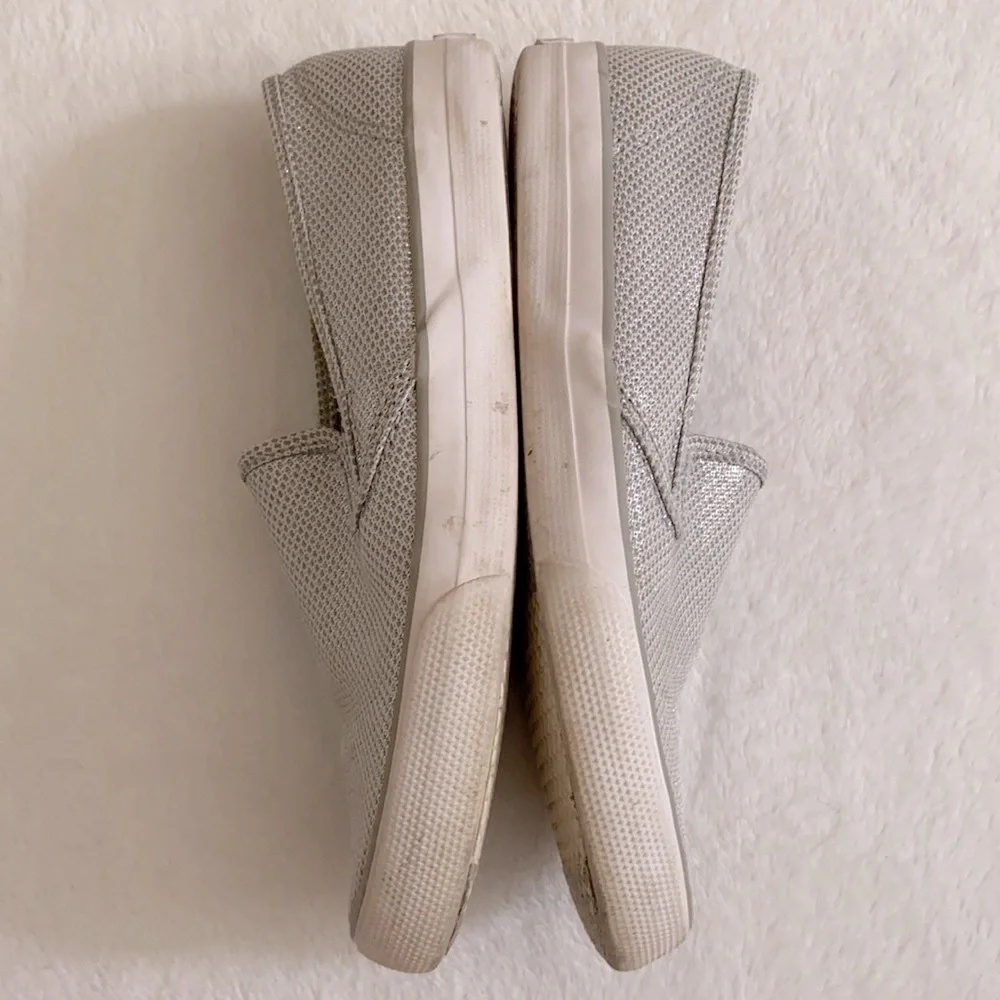 Sperry | Top-Sider Seaside Slip On Mesh Sneaker YG54592 Silver Metallic (1.5) - Picture 12 of 16